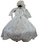 GIRLS CHRISTENING DRESS (0232373) WHITE